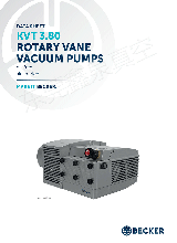 供應BECKER型號KVT3.80旋轉真空泵5HP&馬達208/230/460螺栓3相*